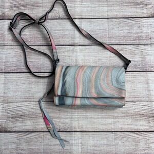 Aimee Kestenberg Bali Wallet Pink and Gray Crossbody Sahara Bag